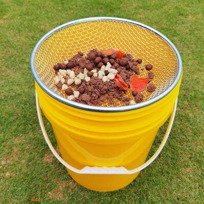 Coarse Sieve for Soil Compost Separator Sifter Stainless Steel Crimped Wire Mesh Welding Bending 30cm Diameter Durable Gardening photo-3