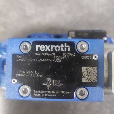 Rexroth 4WE6Y6XEG24N9K4B25 Hydraulic Directional Short Pipe Valve New Original