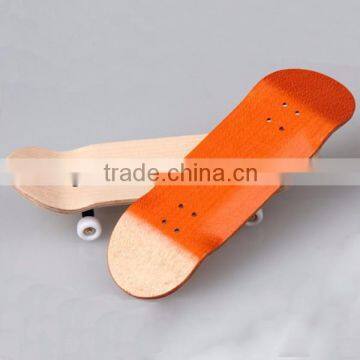 Wholesale price canadian maple wood deck /Wood Fingerboard /Non deformed finger skateboard deck 10x3.2cm various colors