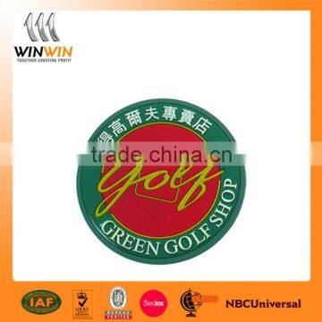 Multi-function plastic PVC map coaster