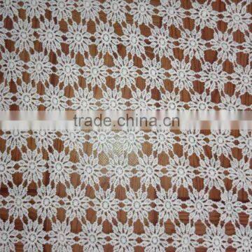 Garment Accessory Milk Silk Embroidery Full Lace Water Soluble Lace Fabric photo-5