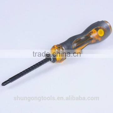 Double Color Stripe Magnetic Screwdriver (Chrome Vanadium Steel) photo-4