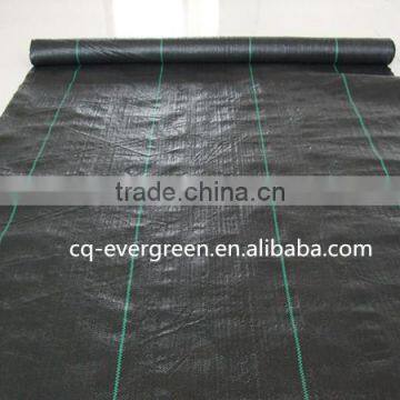 Agricutrual use pp grass-prevention mat in black color