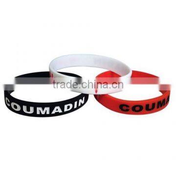 High quality gym sport silicone bracelet for men