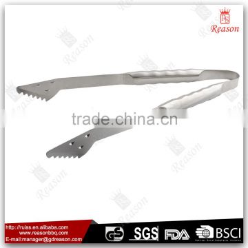 New design multi function 430 Stainless Steel BBQ tongs