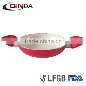 as seem on tv 3d ceramic coating swallow die-casting alu frying pan