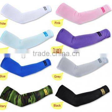 Adults Unisex Cooling Athletic Sport Golf Arm Sleeves Sun Protective UV Cover