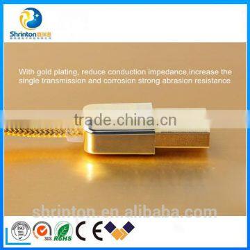 Hot Product REMAX Gold Two-Sided 2.1A 1.0M Micro USB Data Usb Charging Cable photo-4