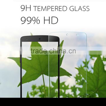 Wholesale AAA quality HD clear tempered glass screen protector for Nexus 5