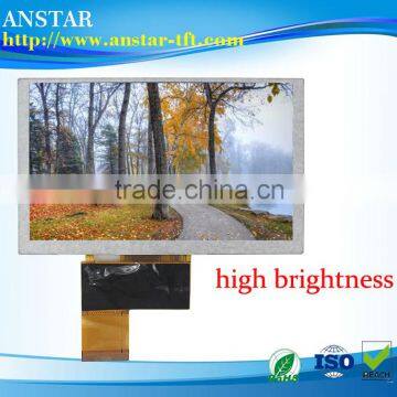 5 inch sunlight readable lcd ,40pin with RGB interface tft lm