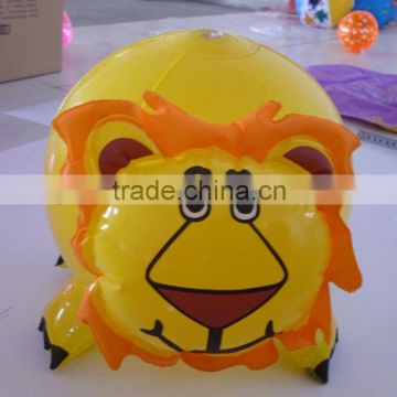 Animal inflatable beach ball, pvc inflatable animal shape beach ball