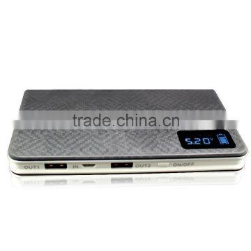 new design universal 12000mah portable mobile power bank