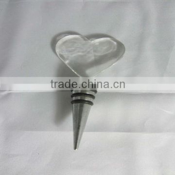 Heart Shape wine bottle stopper