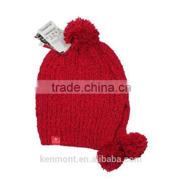 Factory wholesale best qualtiy warm winter hand knitted hats