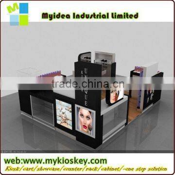 Mordern retail acrylic cosmetic display with led lights