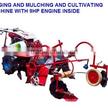 RIDGING AND MULCHING MACHINE WITH 9HP ENGINE INSIDE