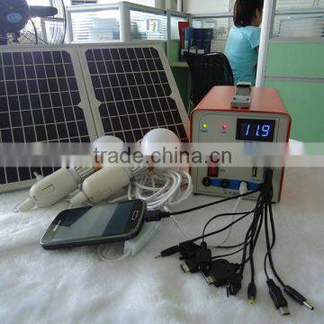 solar charger for mobile phone 12W mini solar power system