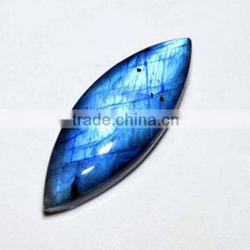 SUPERB QUALITY Natural Blue Flash Labradorite Cabochon Marquise Shape 18X49MM Approx Good Quality On Whole Sale Price