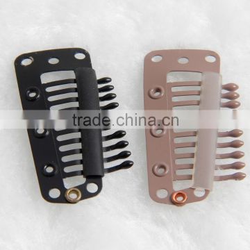 New Arrival 2.8cm silicon strips clips for clip in/clip on human hair extension