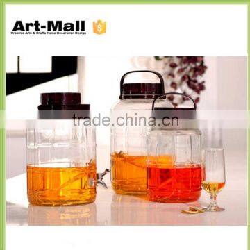 2016 Best selling New arrival colored candle jars glass
