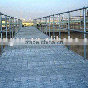 Galvanized steel handrails