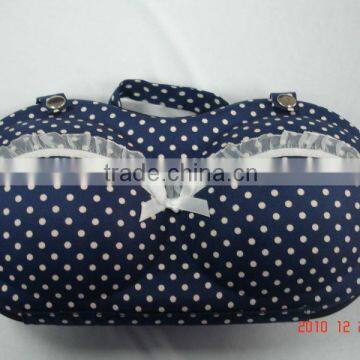 Fashion Polka Dots Travelling Bra Case for Lady
