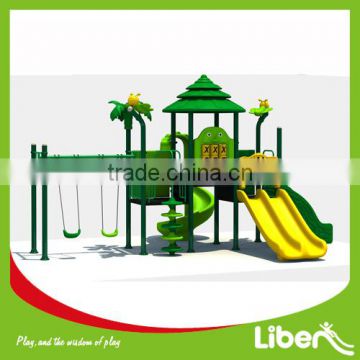 woods outdoor slide sets with swings for backyard LE.SL.018