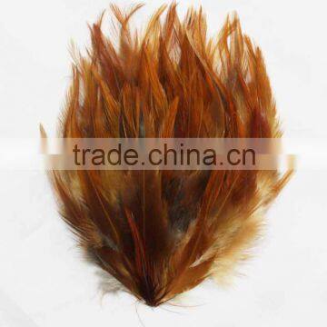 Rooster hackle feather pad in wholesale