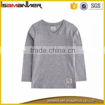 OEM service long sleeve comfort cotton boys wholesale blank t shirts                        
                                                                                Supplier's Choice