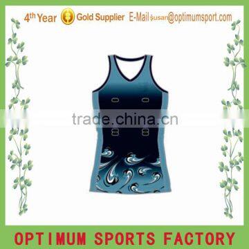 fadding design sublimated netball uniform