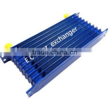 blue aluminum engine oil cooler