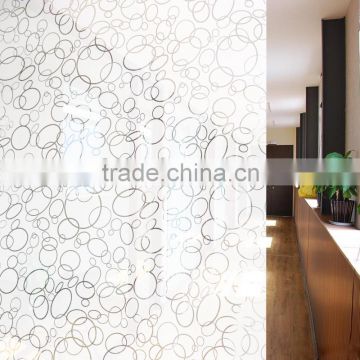 customized Stained privacy static cling glass film decorative window film