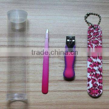 2013 New Fashion Manicure Sets with PVC tube