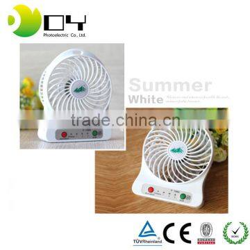 Unique new design portable usb fan rechargeable mini usb fan led light usb mini fan with power bank