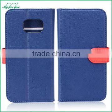 Mobile Phone Card Slots Book Folio Case for Samsung Galaxy S7