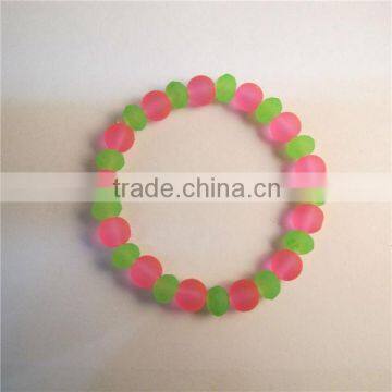 2014 New Hotsale! Women Bracelets Bangles 8mm Fluorescent Neon Infinity Cheap Bracelet!120pcs mix order. RNB012