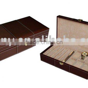 Leather Watch Pen Box