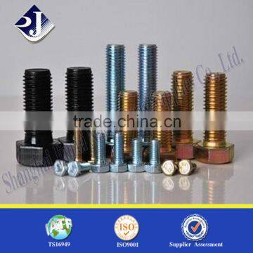 M12 hex bolt good quality Grade 8.8 heat treatment hex bolt Advantage product hex bolt zinc finished