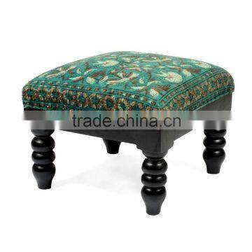 Natural Fibres Antique Wooden Stool