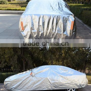 high qualtity aluminium foil car cover silver color