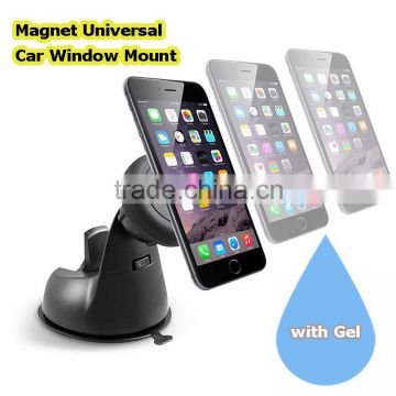 360degree Rotating Double use Mobile Phone GPS Universal Magnetic Car Windshield Dashboard Sticker Gel Mount Holder