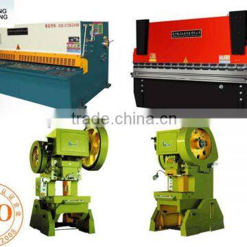 One complete set of metal making machine(bending machine & shearing machine & punching machine)