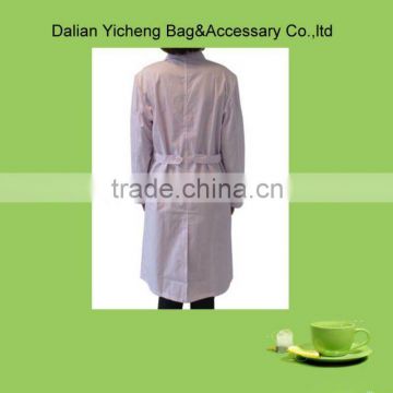 Stylish female Lab Coat With Adjustable Belt