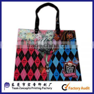 2014 new design 4 color printing paper hand bags wholesale