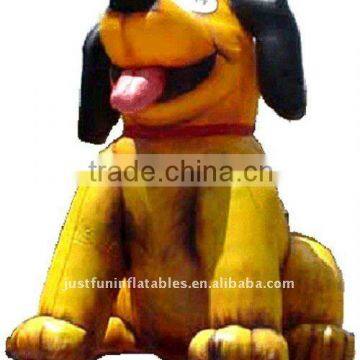 inflatable big yellow dog