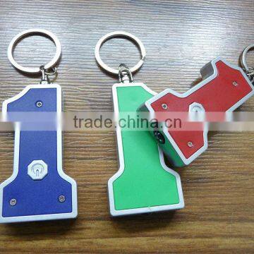 Promotion Key Shape Mini LED Flashlight Keychain photo-3