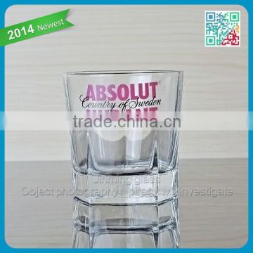 2015 new design ABSOLUT KURANT famous brand Popullar vodka short glass cup