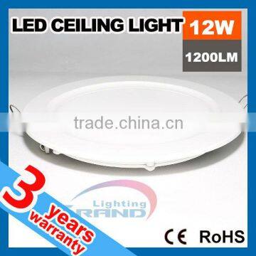 Zhuhai facotyr 9w 12w super slim smd led ceiling light