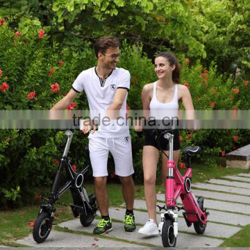 Smart mini folding electric bike X1 , mini electric pocket bike for sale , 10inch folding bike