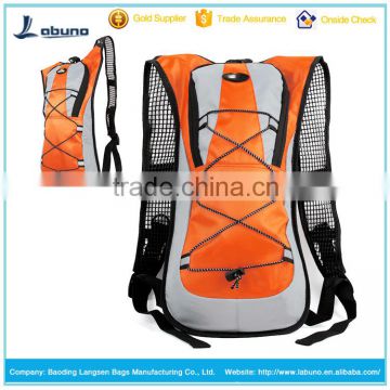 Outdoor waterproof reflective hydration cycling backpack bag for teens